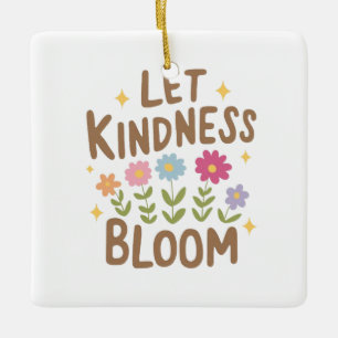 Adorno De Cerámica Que florezca la bondad