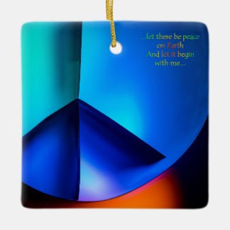 Adorno De Cerámica Que haya paz en la Tierra