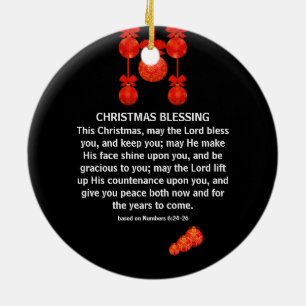 Adorno De Cerámica QUE JEHOVAH TE BENDIGA 6 Navidades