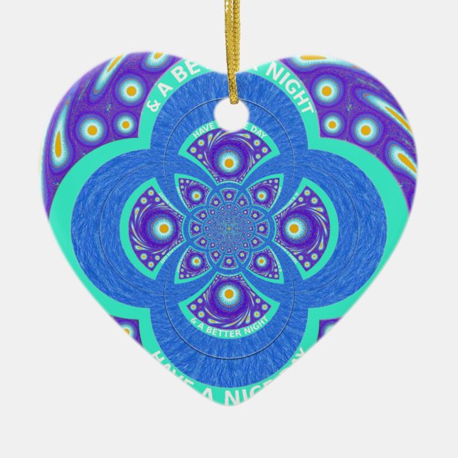 Adorno De Cerámica Que tengas un día más agradable (Frente)