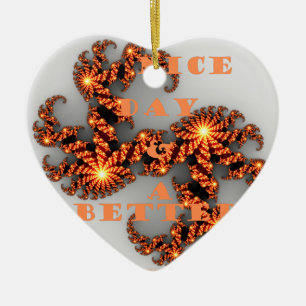 Adorno De Cerámica Que tengas un día mejor y una noche mejor