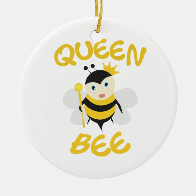 Adorno De Cerámica Queen Bee (Frente)