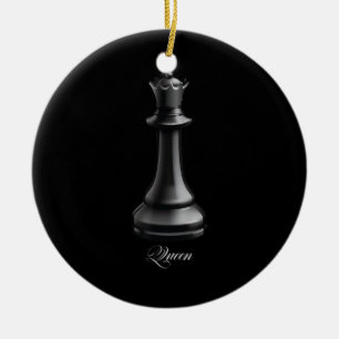 Adorno De Cerámica Queen Chess Piece Halloween Disstuve al Ajedrez Lo