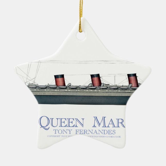 Adorno De Cerámica Queen Mary 1936 1 (Frente)