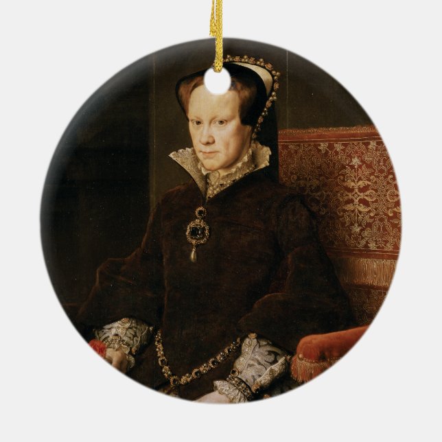 Adorno De Cerámica Queen Mary I de Inglaterra Maria Tudor por el MOR (Atrás)