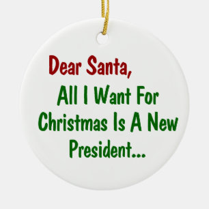 Adorno De Cerámica Querido Papá Noel, todo lo que quiero para Navidad