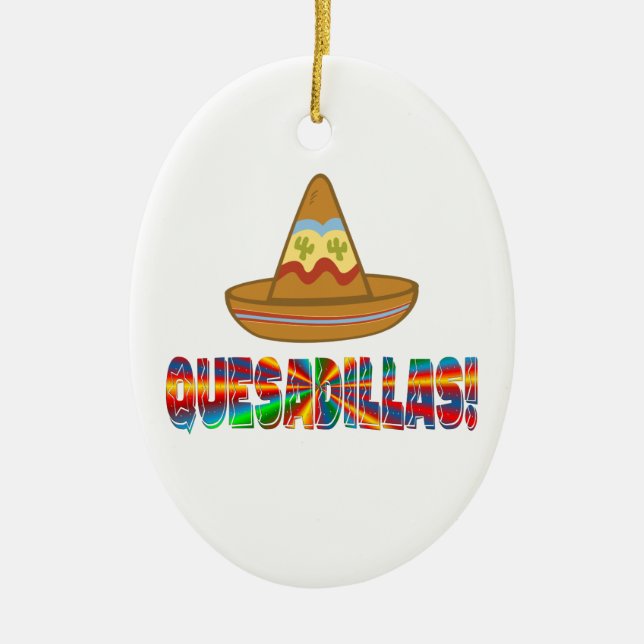 Adorno De Cerámica Quesadilla Amor (Frente)