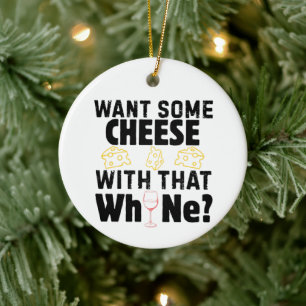 Adorno De Cerámica ¿Quieres Un Poco De Queso Con Ese Lloriqueo?
