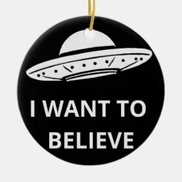 Adorno De Cerámica Quiero creer, película retro 90, OVNI alienígena