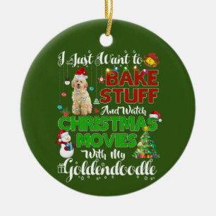 Adorno De Cerámica Quiero ver películas de navidades dordendoodle