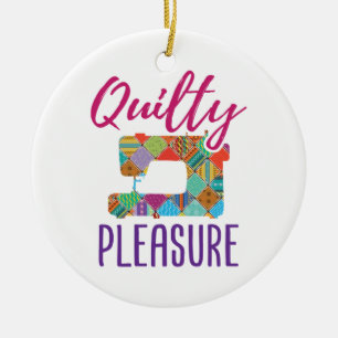 Adorno De Cerámica Quilting Lover Quilter Quilter Sew Quilts