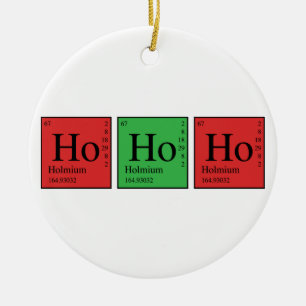 Adorno De Cerámica Química navidad