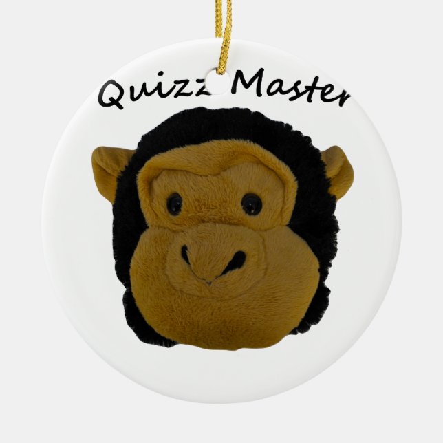 Adorno De Cerámica Quizz Master (Frente)