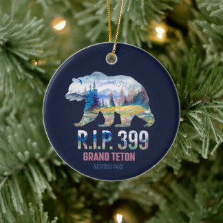 Adorno De Cerámica R.I.P. 399 La Reina del Oso de los Tetones