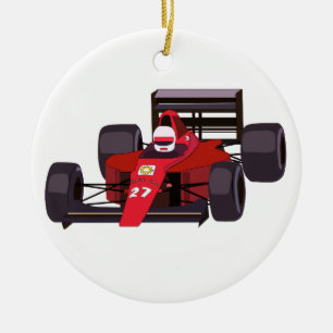 Adorno De Cerámica Race Car