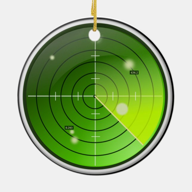 Adorno De Cerámica Radar (Atrás)