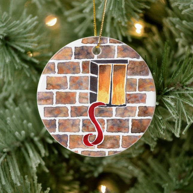 Adorno De Cerámica Rahab — Jesse Tree Keepsake Ornament (Árbol)