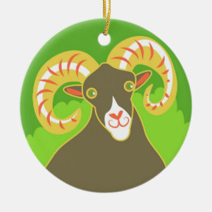 Adorno De Cerámica Ram