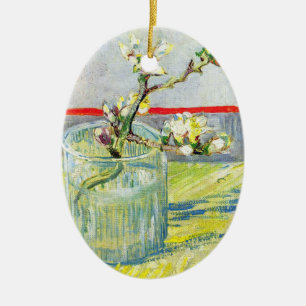 Adorno De Cerámica Rama de Almendro en Flor por Vincent van Gogh
