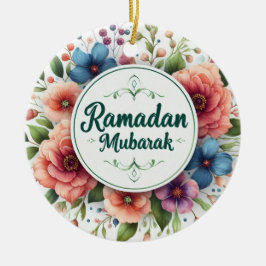 Adorno De Cerámica Ramadan Mubarak