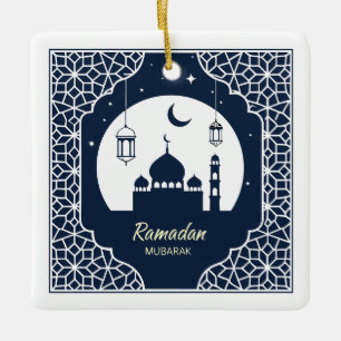 Adorno De Cerámica ✨ Ramadán Serenity Arte Decorativo - Celestial