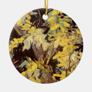 Adorno De Cerámica Ramas de acacia floreciendo de Vincent van Gogh