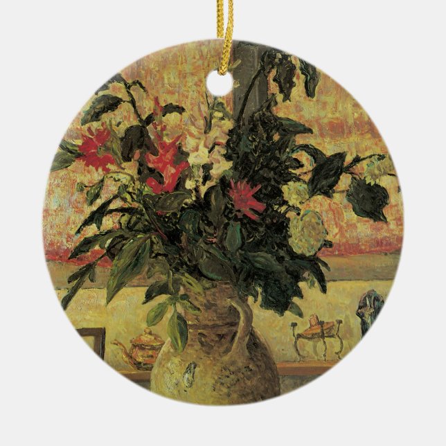 Adorno De Cerámica Ramo de flores en la ventana de Maxine Maufra (Frente)