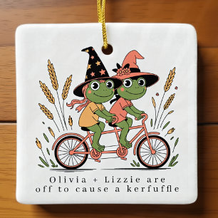 Adorno De Cerámica Ranas bestias personalizadas Kerfuffle