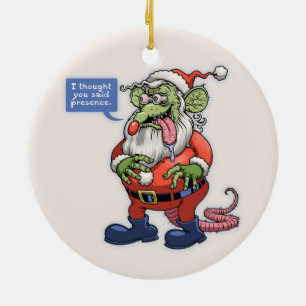Adorno De Cerámica Rat Kringle