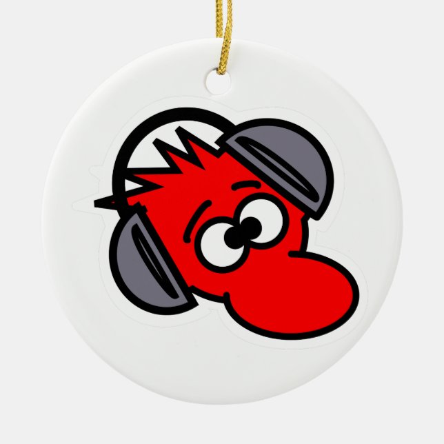 Adorno De Cerámica Ratón (Frente)