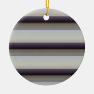 Adorno De Cerámica Rayas azules grises de época