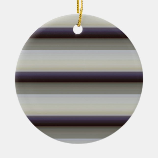 Adorno De Cerámica Rayas azules grises de época (Frente)