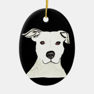 Adorno De Cerámica Raza de perro Pitbull