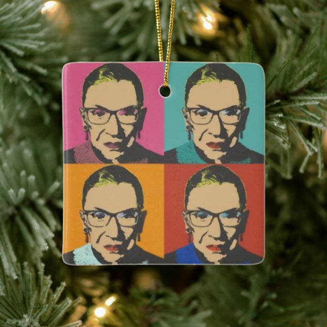 Adorno De Cerámica RBG Women's, Notorious RBG, Ruth Bader Ginsburg (Árbol)