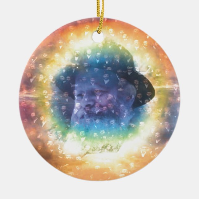 Adorno De Cerámica Rebbe (Frente)