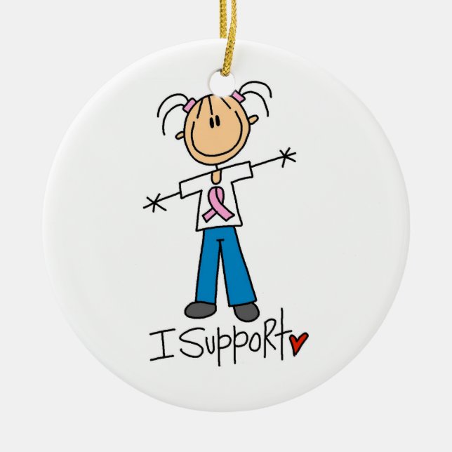 Adorno De Cerámica Recaudación de Fondos Apoyo (Frente)