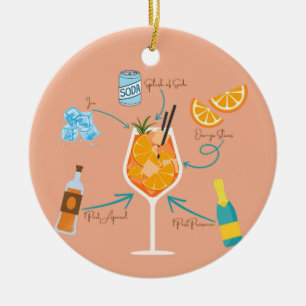 Adorno De Cerámica Receta de Aperol