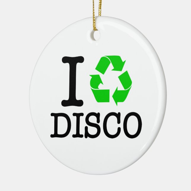 Adorno De Cerámica Reciclar Disco (Izquierda)