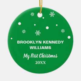 Adorno De Cerámica Recién nacido lindo primera foto de Personalizado 