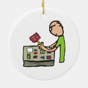 Adorno De Cerámica Recolección de estampillas fililatas