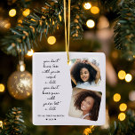 Adorno De Cerámica Recordatorio De La Pérdida De Fotos De Niños<br><div class="desc">El adorno de cerámica "Remembance Keepsake Loss Of Child" es un homenaje delicado y conmovedor a un alma tan preciada que se ha ido al cielo demasiado pronto. Esta adoración, elaborada con un cuidado reconfortante, sirve como un recordatorio suave del vínculo eterno entre un padre y su hijo. El material...</div>