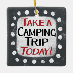 Adorno De Cerámica Recorrido de campamento hoy