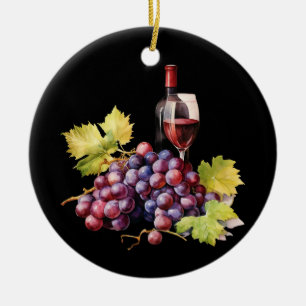 Adorno De Cerámica Recorrido de vino personalizado