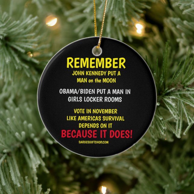 ADORNO DE CERÁMICA RECUERDA VOTAR (Árbol)