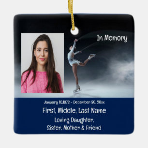Adorno De Cerámica Recuerdo conmemorativo de patinaje Patinador Patin