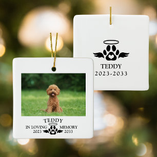 Adorno De Cerámica Recuerdo conmemorativo para mascotas en memoria am