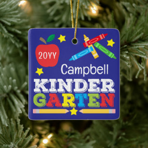 Adorno De Cerámica Recuerdo de jardín de infancia Color morado Foto c