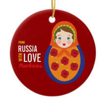 Recuerdo de la adopción de Matryoshka From Russia