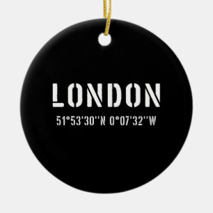 Adorno De Cerámica Recuerdo de la ciudad de Londres