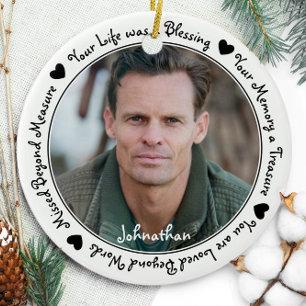 Adorno De Cerámica Recuerdo de la solidaridad Keepsake Foto conmemora